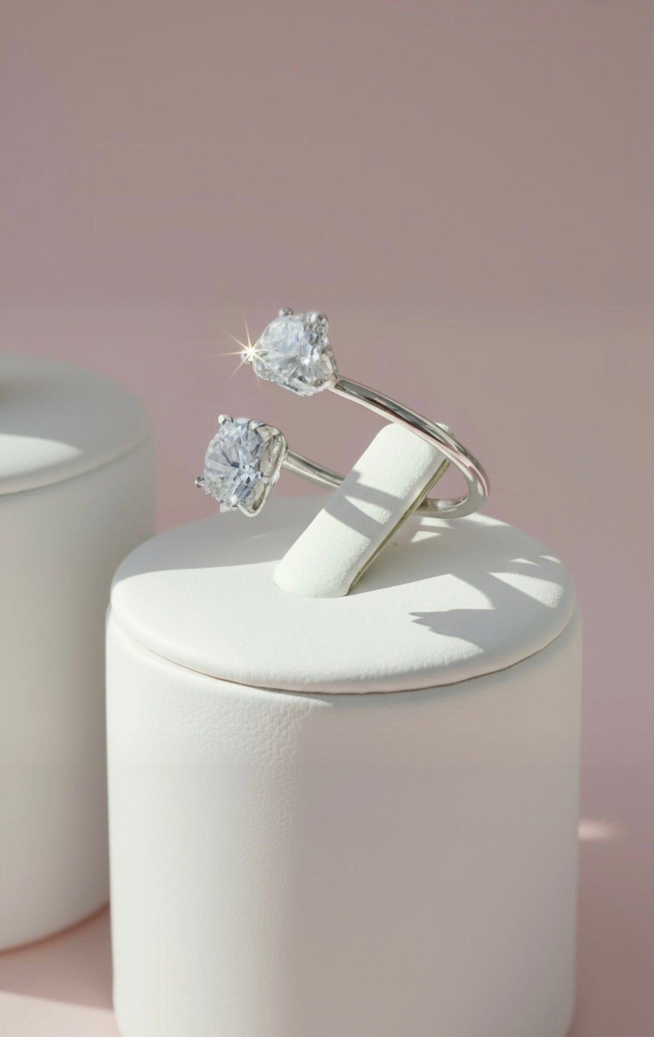 Crystal Free Size Ring