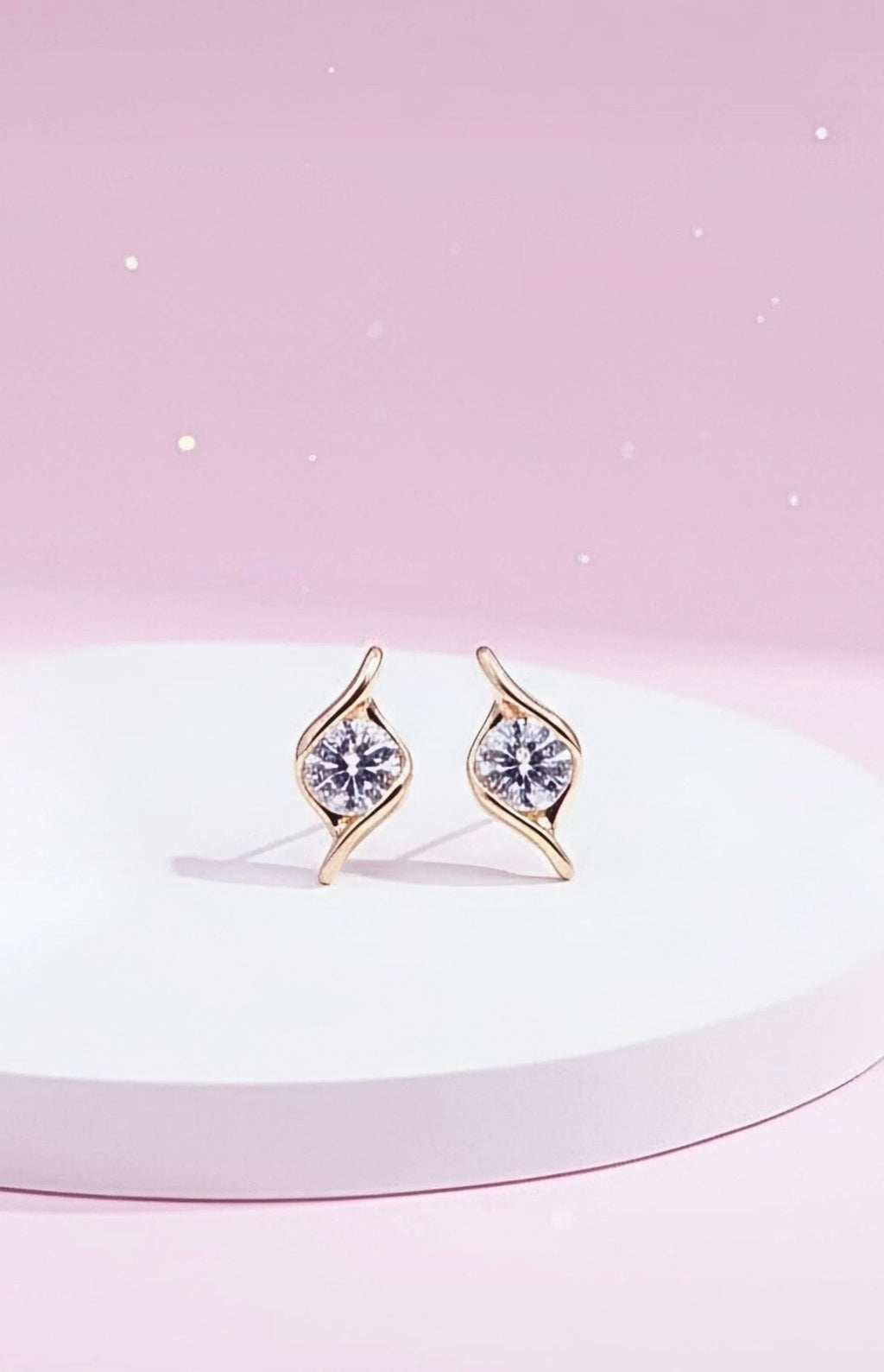 Brilliant Cut Crystal Stud Earrings